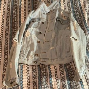 Ripped Jean Jacket